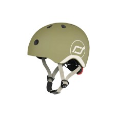 Шолом Scoot&Ride оливковий з ліхтариком 45-51см (SR-181206-OLIVE)