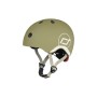 Шолом Scoot&Ride оливковий з ліхтариком 45-51см (SR-181206-OLIVE)