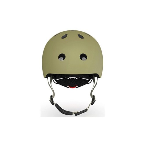 Шолом Scoot&Ride оливковий з ліхтариком 45-51см (SR-181206-OLIVE)