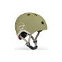 Шолом Scoot&Ride оливковий з ліхтариком 45-51см (SR-181206-OLIVE)