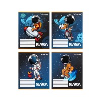 Зошит Kite NASA, 12 аркушів, коса лінія (NS25-235)