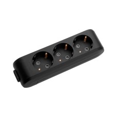 Колодка для подовжувача Panasonic X-tendia 3 гнізда із заземленням (WLTB04302BL-UA)