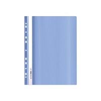 Папка-швидкозшивач Economix А4 Light з перфорації, синя (E38504-02)