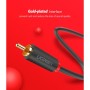 Кабель мультимедійний 2xRCA M to 2xRCA M 2.0m AV104 black Ugreen (10518)