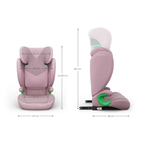 Автокрісло Kinderkraft Junior Fix 2 Plus i-Size Pink (KCJUFI20PNKPL0N) (5902533931170)