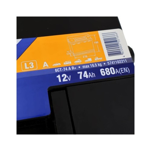 Акумулятор автомобільний ISTA Optima 74Ah 680A R+ (L3)