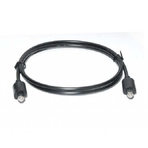Кабель мультимедійний Optical Toslink 2.0m black REAL-EL (EL123500037)