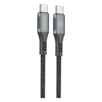 Дата кабель USB-C to USB-C 1.2m CBGPD60WTT1 60W grey Intaleo (1283126518096)