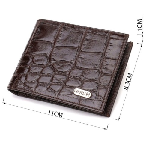 Гаманець Canpellini З натуральної шкіри Коричневий (21943)