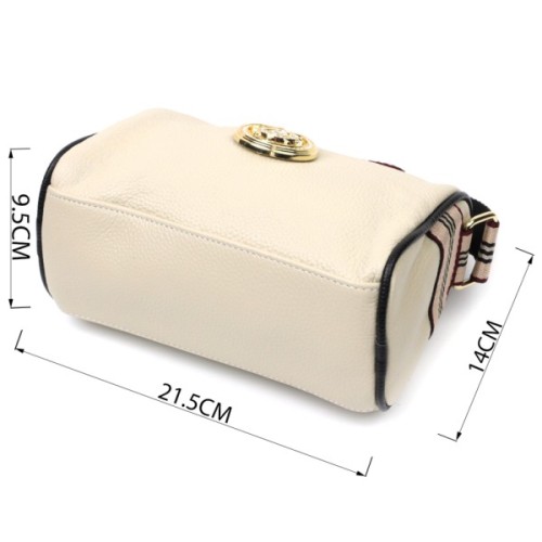 Сумка Vintage З натуральної шкіри Біла (22264)