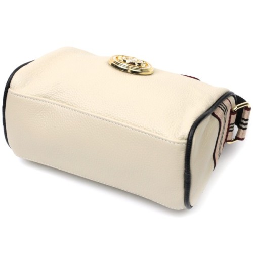 Сумка Vintage З натуральної шкіри Біла (22264)