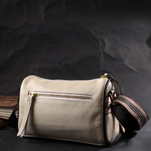 Сумка Vintage З натуральної шкіри Біла (22264)