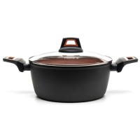 Каструля Hölmer кована з кришкою CR-1325-SBMCL Carrot 2,5 л (CR-1325-SBMCL Carrot)