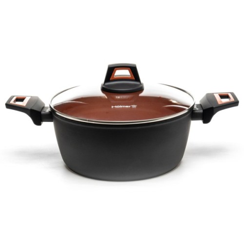 Каструля Hölmer кована з кришкою CR-1325-SBMCL Carrot 2,5 л (CR-1325-SBMCL Carrot)