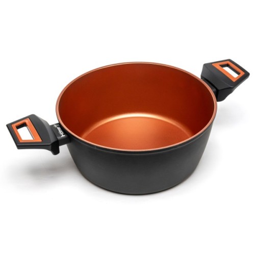 Каструля Hölmer кована з кришкою CR-1325-SBMCL Carrot 2,5 л (CR-1325-SBMCL Carrot)