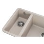 Мийка кухонна GRANADO Under top DOUBLE terra (gr3403)