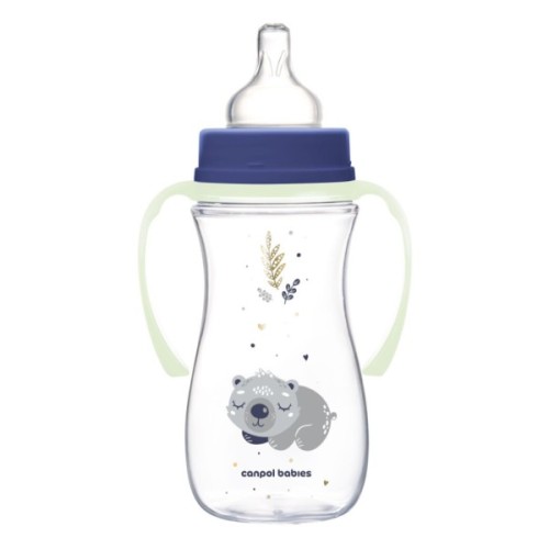 Пляшечка для годування Canpol babies Easystart Sleepy Koala 300 мл блакитна (35/238_blu)