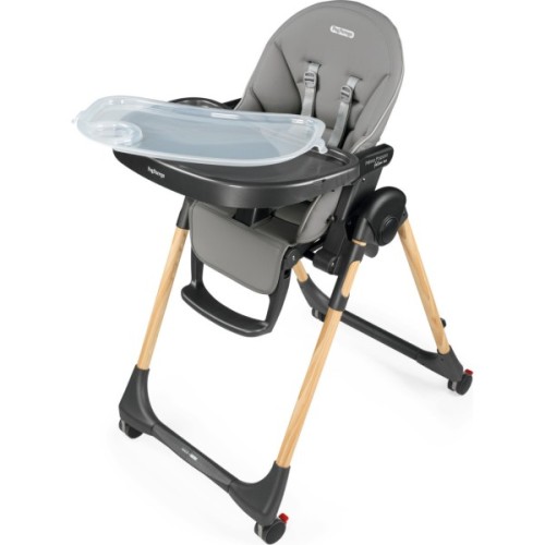 Стілець для годування Peg-Perego Prima Pappa Follow Me Amblance Ice преміум Сірий (IH01000002BL73)