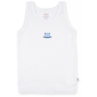 Маєчка дитяча Aziz с мишкой кремовая в комплекте с трусиками (079007-80/B-cream)