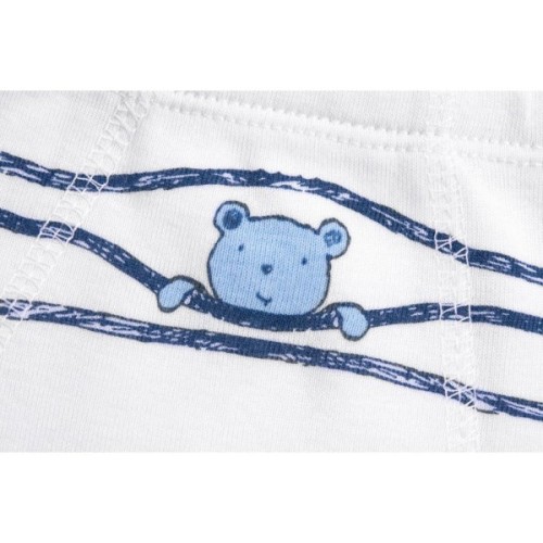 Маєчка дитяча Aziz с мишкой кремовая в комплекте с трусиками (079007-80/B-cream)