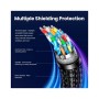 Кабель мультимедійний DisplayPort M to DisplayPort M 2.0m V1.4 8K60Hz DP120 black Ugreen (25905)