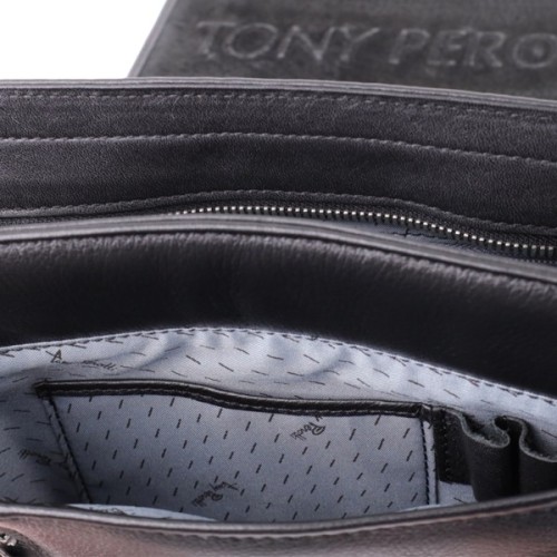 Сумка Tony Perotti З натуральної шкіри Чорна (20845_1)