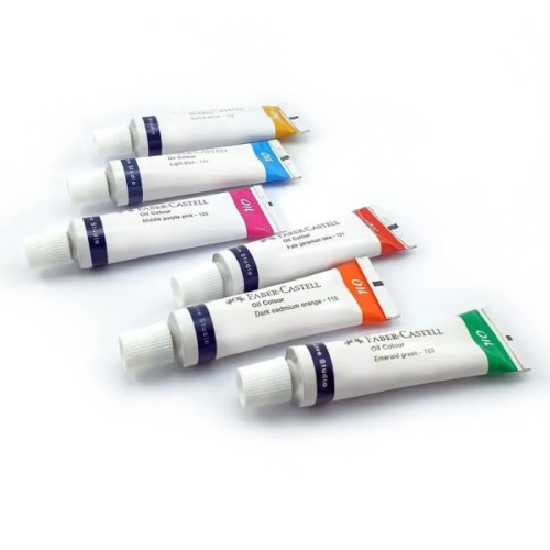 Олійні фарби Faber-Castell Creative Studio, 12 туб х 9 мл, 12 кольорів (379512) (32069)