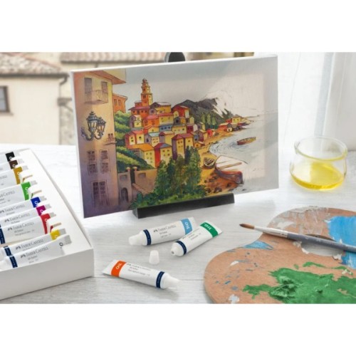 Олійні фарби Faber-Castell Creative Studio, 12 туб х 9 мл, 12 кольорів (379512) (32069)