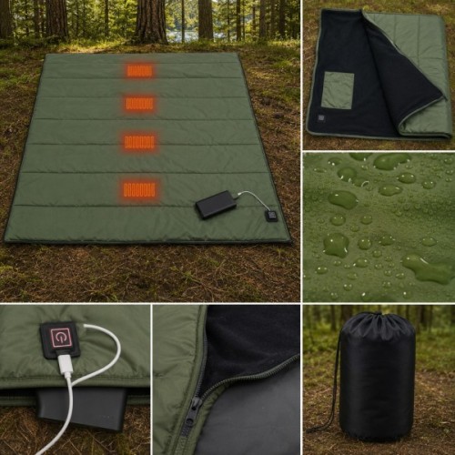 Спальний мішок Ranger з підігрівом USB 190 (RA6664)