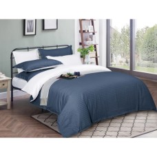 Постільна білизна MirSon SatinStripe 30-0020 + 30-0001Naskirin 143х210 Полуторний (2200005265468)