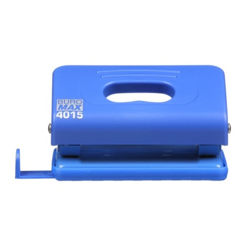 Діркопробивач Buromax пластиковий, до 10 аркушів, 120 х 58 х 59 мм, синій (BM.4015-02)