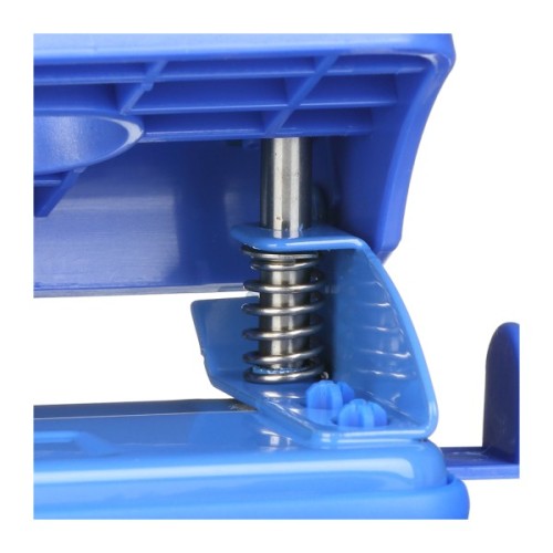 Діркопробивач Buromax пластиковий, до 10 аркушів, 120 х 58 х 59 мм, синій (BM.4015-02)