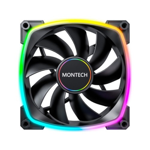 Кулер до корпусу MONTECH AX140 PWM BLACK