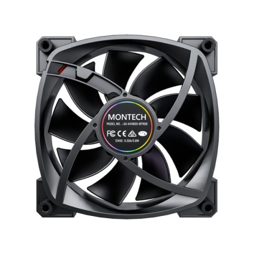 Кулер до корпусу MONTECH AX140 PWM BLACK