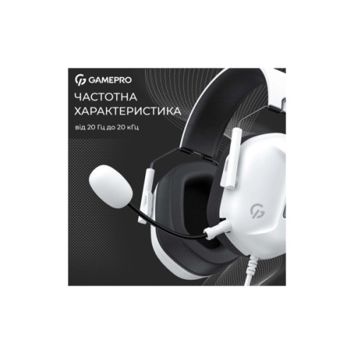 Навушники GamePro Genesis Hunter White (HS1350W)