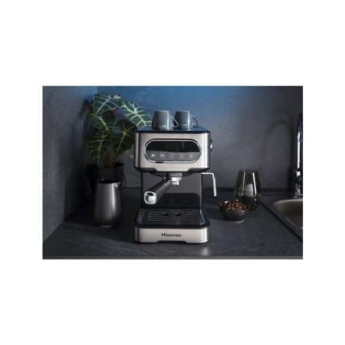 Ріжкова кавоварка еспресо Hisense HESCM15DBK
