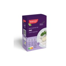 Крупа Жменька Рис круглозернистий в пакетиках для варки 4х100 г (4820038700262)