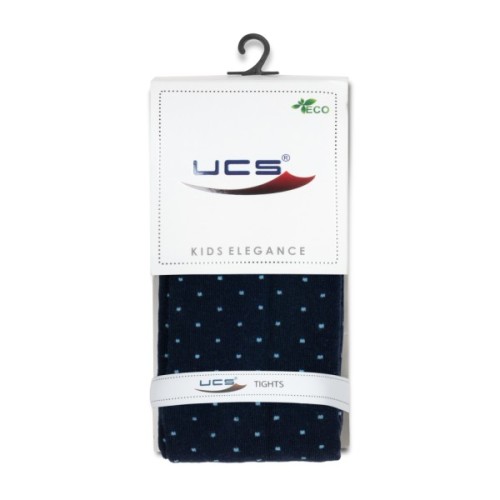 Колготки дитячі UCS Socks у крапочку (M0C0301-2422-13G-blue)