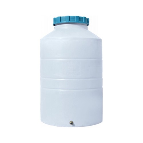Ємність для води Пласт Бак вертикальна харчова 300 л біла (815)