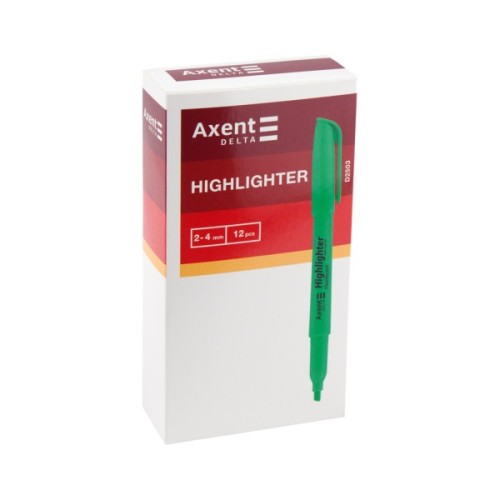 Маркер Axent Highlighter 2-4 мм клиноподібний помаранчевий (D2503-12)