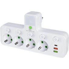 Мережевий фільтр живлення XoKo XK-SPW-4-2-1-WH