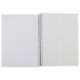 Блокнот Maxi А5, пластикова обкладинка, спіраль, 60 арк., клітинка (MX21213-09)