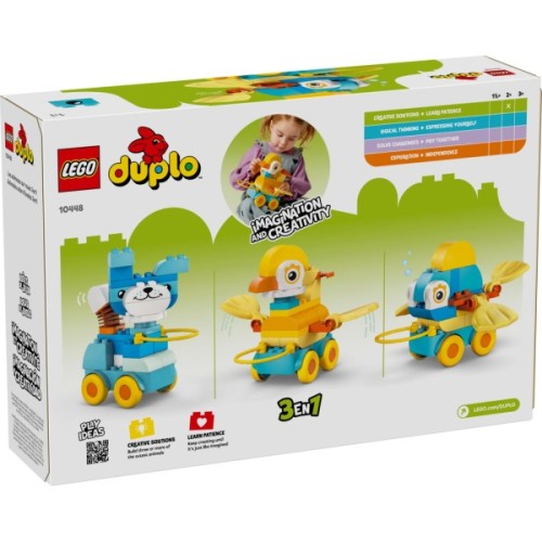 Конструктор LEGO DUPLO Тварини на колесах 3 в 1 (10448-)
