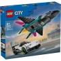 Конструктор LEGO City Реактивний літак проти автомобіля (60489)