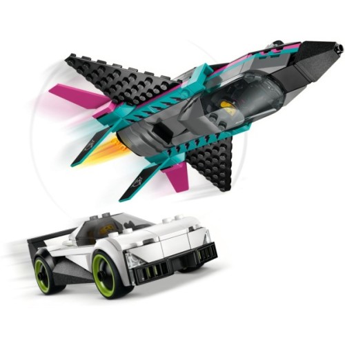 Конструктор LEGO City Реактивний літак проти автомобіля (60489)