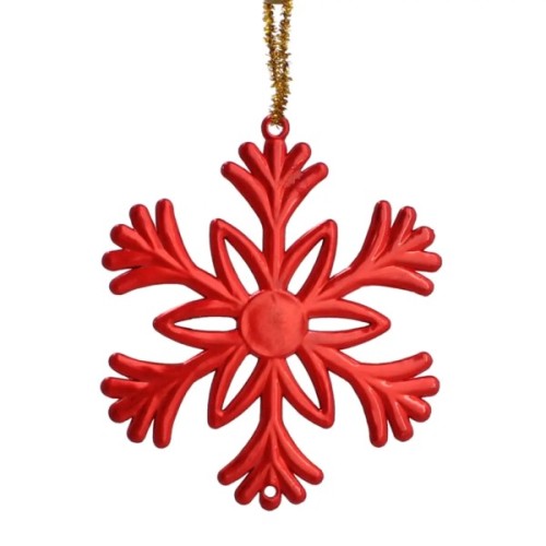 Прикраса декоративна Chomik Прикраса-підвіска пластикова "Олень, сніжинка, снігови (5900779895874_1)