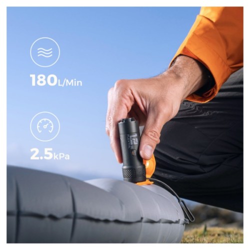 Насос для надувних меблів Flextail Zero Pump, чорний (ZP650cht-BK-i)