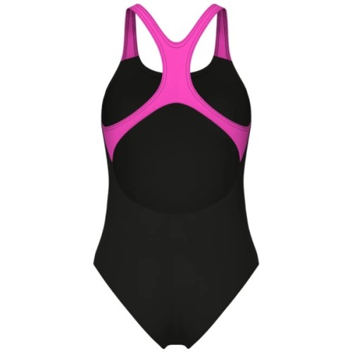 Купальник Arena Graphic Swimsuit Swim Pro Back 009024-590 чорний, рожевий 42 (3468337554066)