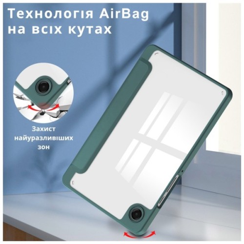 Чохол до планшета BeCover Soft Edge TPU Samsung Galaxy Tab A11 Plus SM-X236B 11.0" Dark Green (715567)