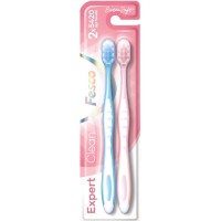 Зубна щітка Fesco Expert Clean Extra Soft Блакитна 1 шт. + Рожева 1 шт. (4820204702311)